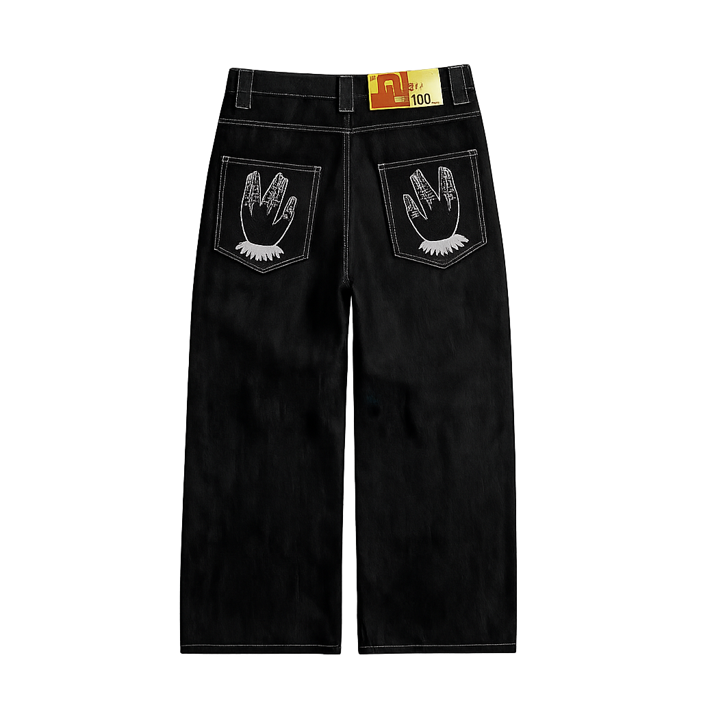 '100' Jeans Black