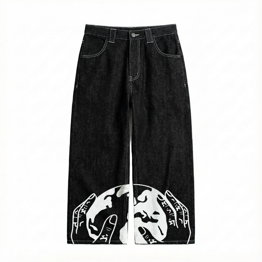 '100' Jeans Black
